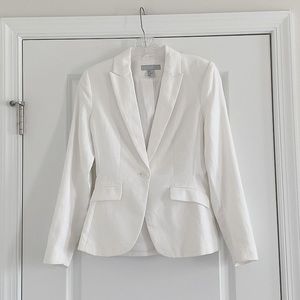 H&M White Suit Jacket